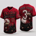 Personalized Ohio State Buckeyes 2026 Spooky Mascot Halloween Baseball Jersey Buckeyes Merch - Merchluma