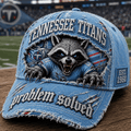 Tennessee Titans Merch 2026 Problem Solved Hat Game Day Hat Football Fan Gift Ideas - Merchluma
