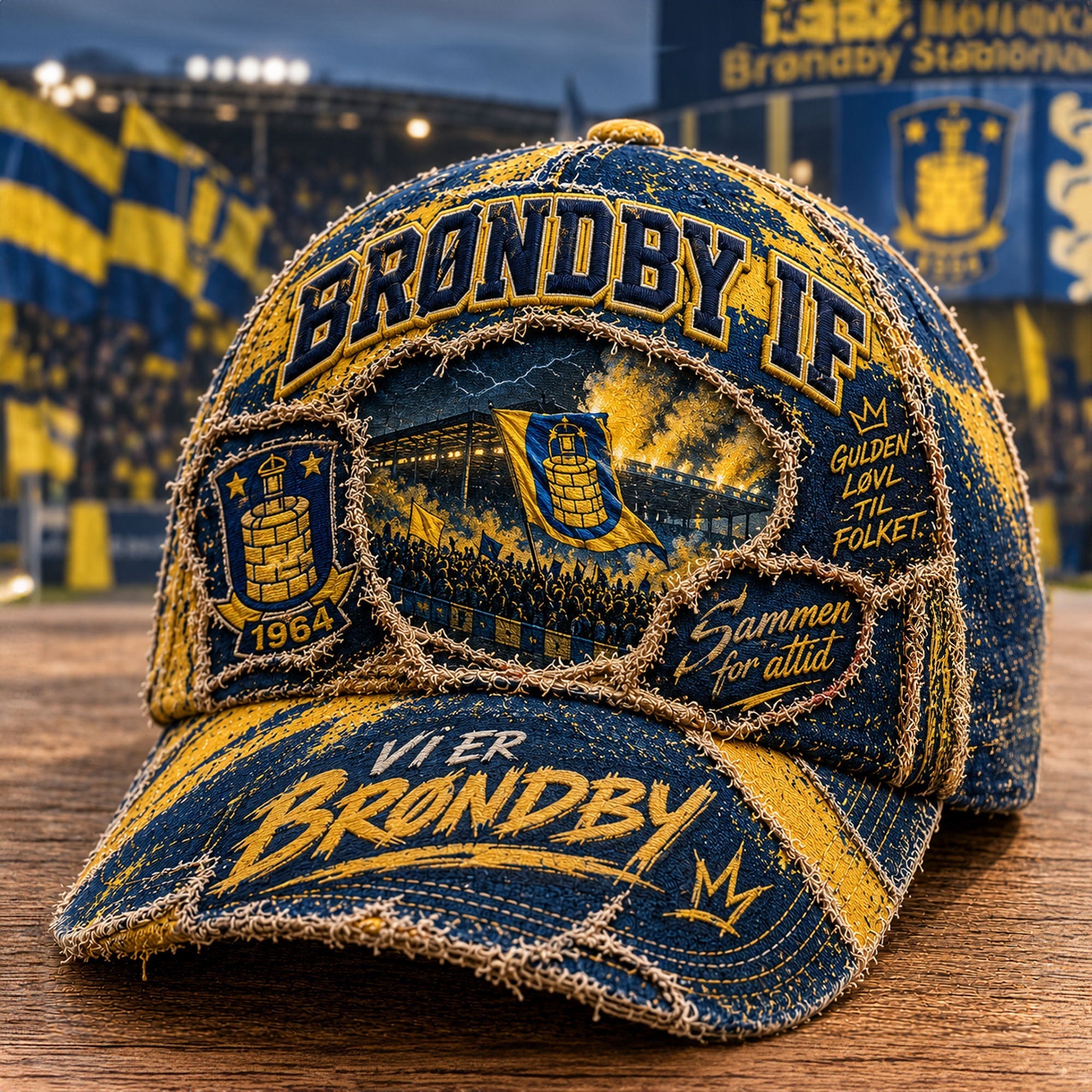 Brondby IF Merch 2026 Vi Er Brondby Hat Sammen For Attid Hat Gift For Football Lovers - Merchluma