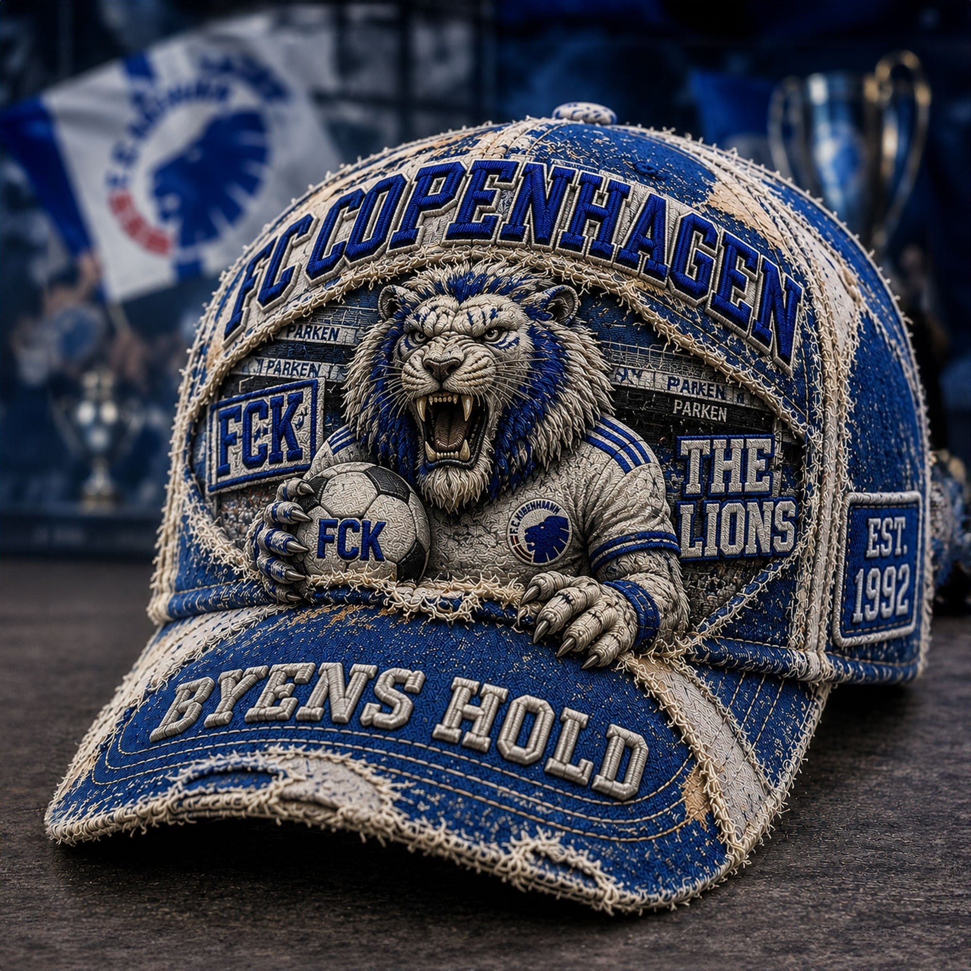FC Copenhagen Merch 2026 Byens Hold Hat The Lions Hat Best Gift For Soccer Fans - Merchluma