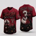 Personalized Texas Tech Red Raiders 2026 Spooky Mascot Halloween Baseball Jersey Raiders Merch - Merchluma