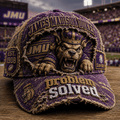 James Madison Dukes Merch 2026 Problem Solved Distressed Hat Game Day Gift For Football Fans - Merchluma