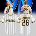 Ed Sheeran X Padres Merch LOOP Tour 2026 At Petco Park Baseball Jersey Gift For Music Lovers - Merchluma
