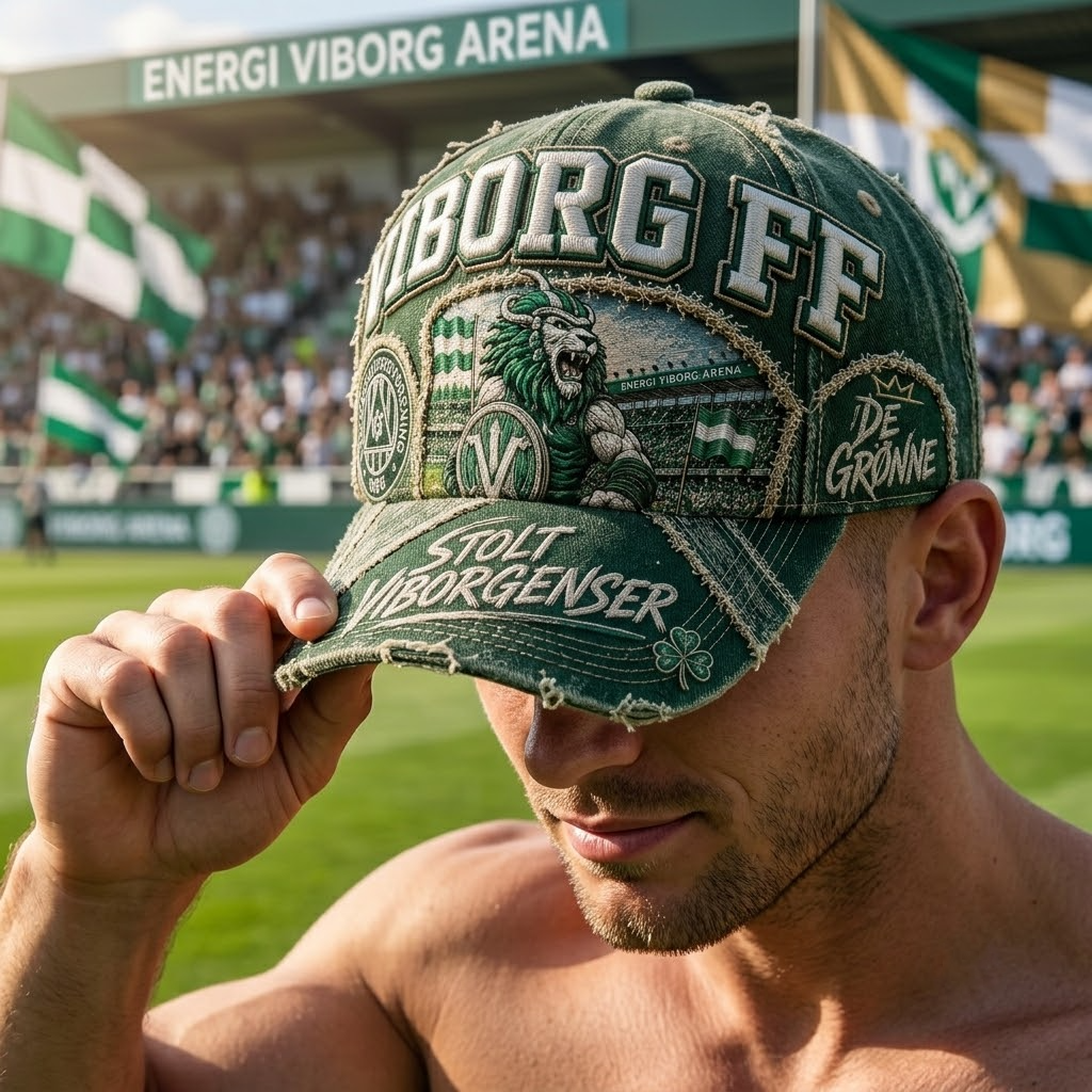 Viborg FF Merch 2026 Stolt Viborgenser Hat De Gronne Hat Sports Fan Gear Gift For Husband - Merchluma