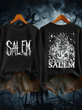 Halloween Sweatshirt Salem Witch Clothing Halloween Gifts For Adults - Merchluma