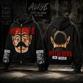 ASAP Rocky Supa Cousteau Music Video Don't Be Dumb Tour Shadowban Zip Hoodie ASAP Rocky Mech - Merchluma