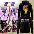 Criollos Caguas Semifinals Championship Trophy And Team Logo Black Hoodie Criollos Caguas Merch - Merchluma