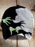 Halloween Witch Hat Vintage Halloween Silhouette Witch Shadow Cap Gift Ideas - Merchluma