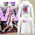 Criollos Caguas Semifinals Championship Trophy And Team Logo White Hoodie Criollos Caguas Merch - Merchluma