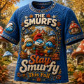 The Smurfs Merch 2026 Stay Smurfy This Fall T-Shirt Cute Autumn Clothing Gift For BFF - Merchluma