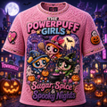 The Powerpuff Girls X Halloween Merch Sugar Spice And Spooky Night T-Shirt Cute Halloween Gifts - Merchluma