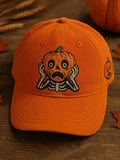 Halloween Pumpkin Hat Halloween Pumpkin Face Cap Unique Gifts For Fans - Merchluma