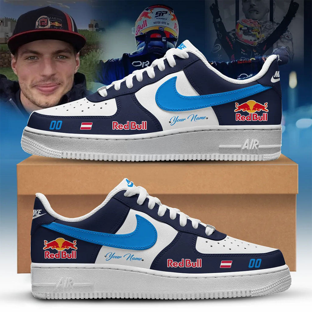 Personalized Red Bull Racing Formula One Shoes Sneakers F1 Fan Merch Gift For Brothers - Merchluma
