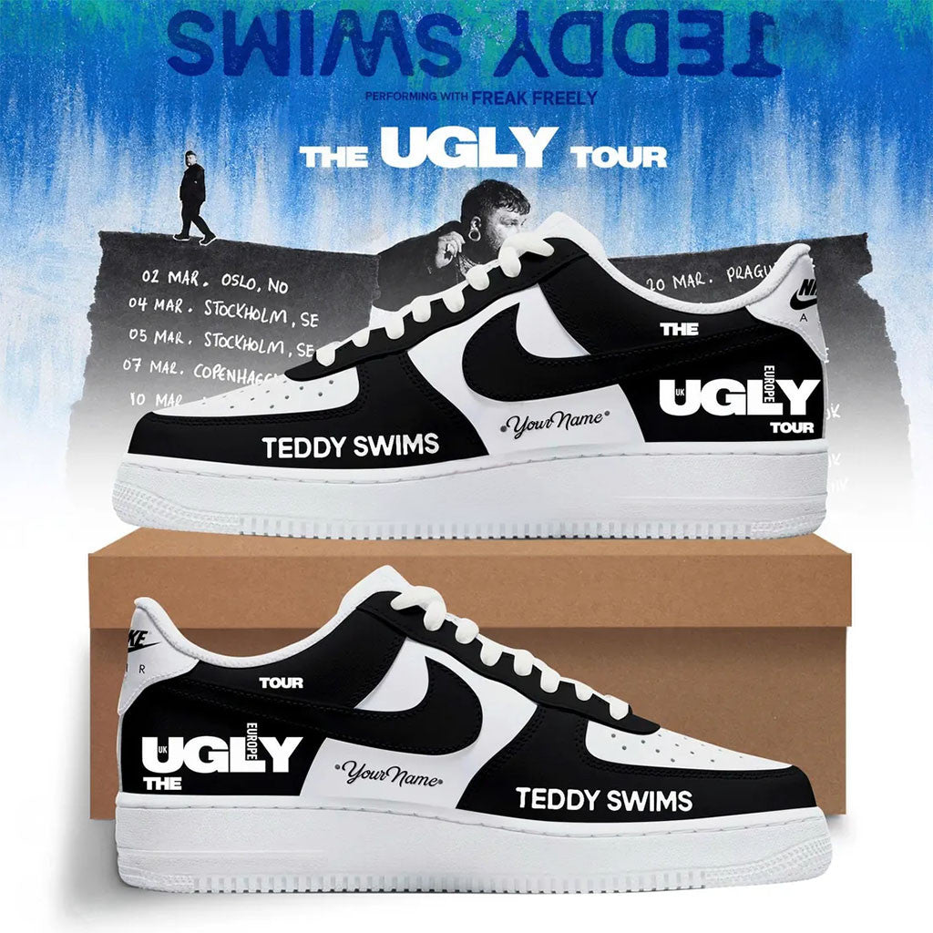 Personalized Teddy Swims The Ugly Tour 2026 Shoes Sneaker Teddy Swims Merch Music Fan Gifts - Merchluma