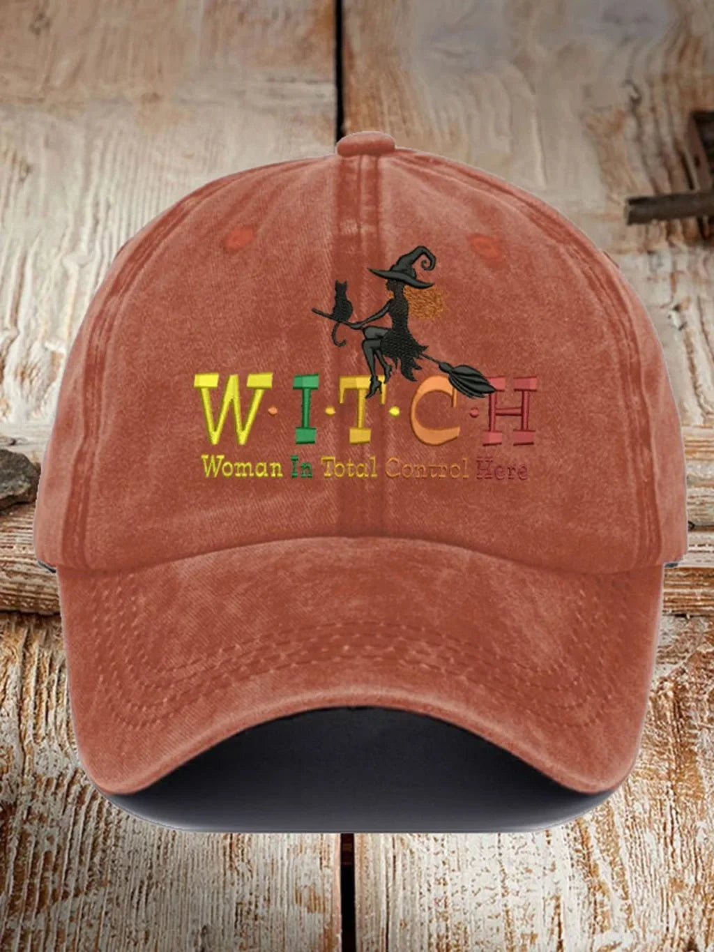Halloween Witch Woman In Total Control Herself Powerful Hat Fan Gift - Merchluma