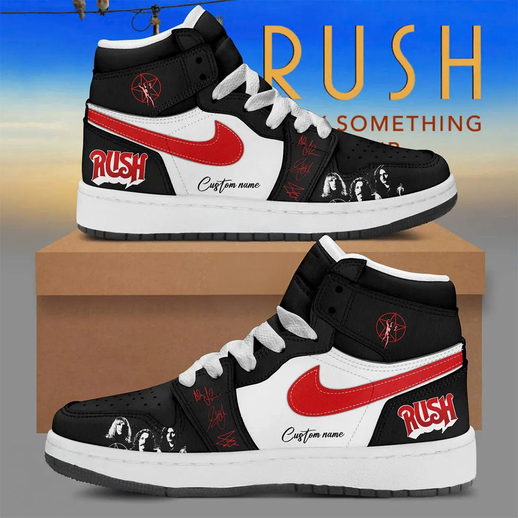 Personalized Rush Fifty Something Tour 2026 High-Top Sneakers RUSH Band Merch Fan Gifts - Merchluma