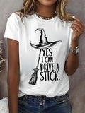 Women's Yes I Can Drive A Stick T-Shirt Witch Merch Gift For Fans - Merchluma