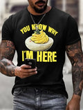 Deviled Eggs You Know Why Im Here Thanksgiving T-Shirt Halloween Merch Unique Gothic Presents - Merchluma
