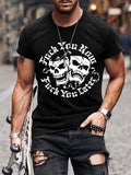 Fuck You Now Fuck You Later Skulls T-Shirt Goth Merch Unique Alternative Style Gift - Merchluma