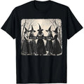 Girls Will Be Girls Witch Moon T-Shirt Witch Merch Gifts Ideas For Her - Merchluma