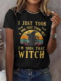 I Just Took A Dna Test Turns Out T-Shirt I'm 100 Percent That Witch Shirt Holiday Presents - Merchluma