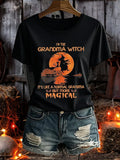 Im The Grandma Witch But More Magical T-Shirt Witch Merch Gift For Fans - Merchluma