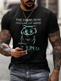 Mens The Chains On My Mood Swing Just Snapped T-Shirts Cat Lover Merch Best Gifts - Merchluma