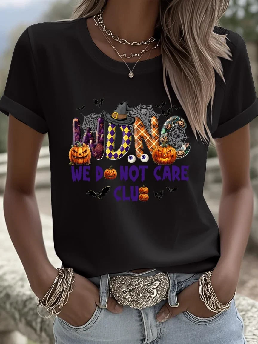 Wdnc We Do Not Care Club Halloween T Shirt Halloween Merch Gift For Mystery Fans - Merchluma