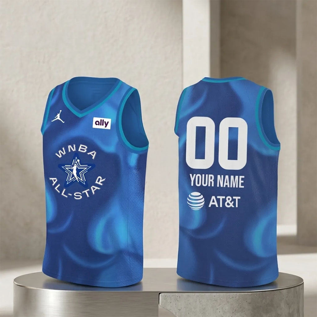 Personalized 2026 All-Star Chicago Blue Basketball Jersey Best Gift For Basketball Fans - Merchluma