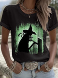 Womens Halloween Witch T-Shirt Halloween Merch Best Gift For Her Fans - Merchluma