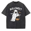 Bullshet Ghost Poop Sheet T-Shirt Funny Halloween Spooky Ghost Tee Present - Merchluma