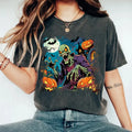 Creepy Zombie Pumpkin Halloween Scene T-Shirt Horror Merch Best Spooky Night Presents - Merchluma