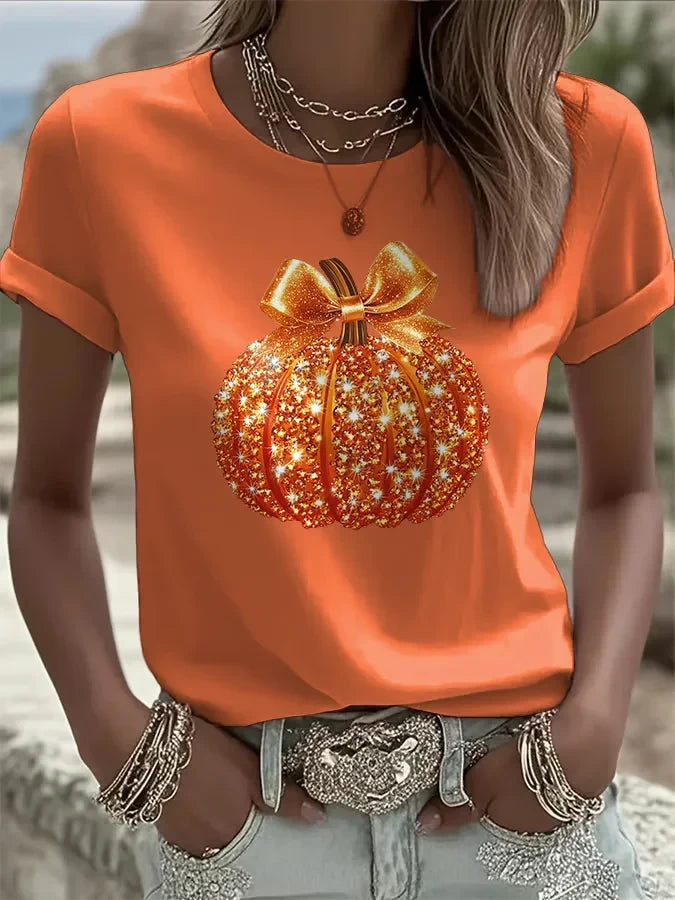 Autumn Pumpkin T-Shirt Halloween Clothes Unique Gifts Ideas For Wife - Merchluma
