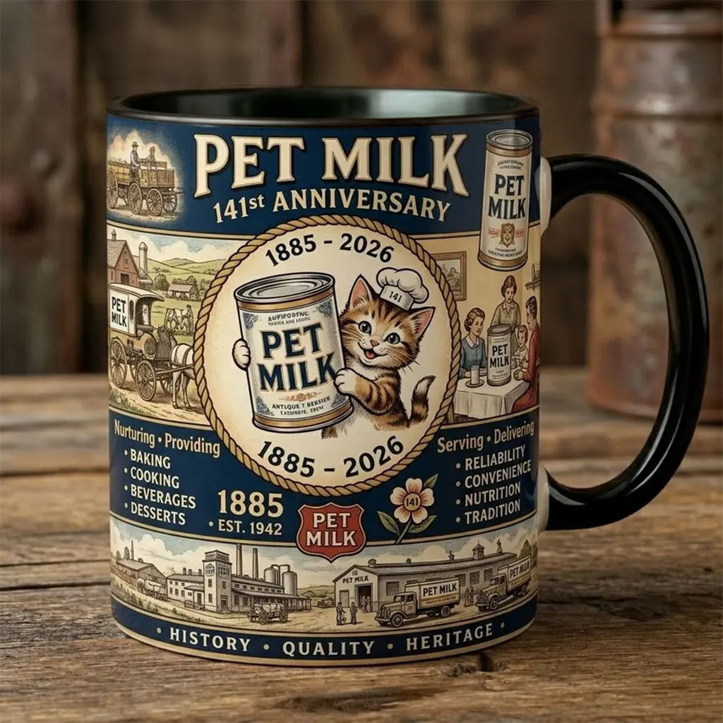 Pet Milk 141st Anniversary 1885 2026 Commemorative Mug Gift Ideas For Friends - Merchluma