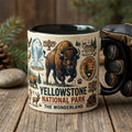 Yellowstone National Park Commemorative Mug The Wonderland Coffee Cup Gift For Brothers - Merchluma