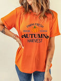 Farm Fresh Autumn Harvest Pumpkin T-Shirt Thanksgiving Merch Great Pumpkin Patch Gift - Merchluma