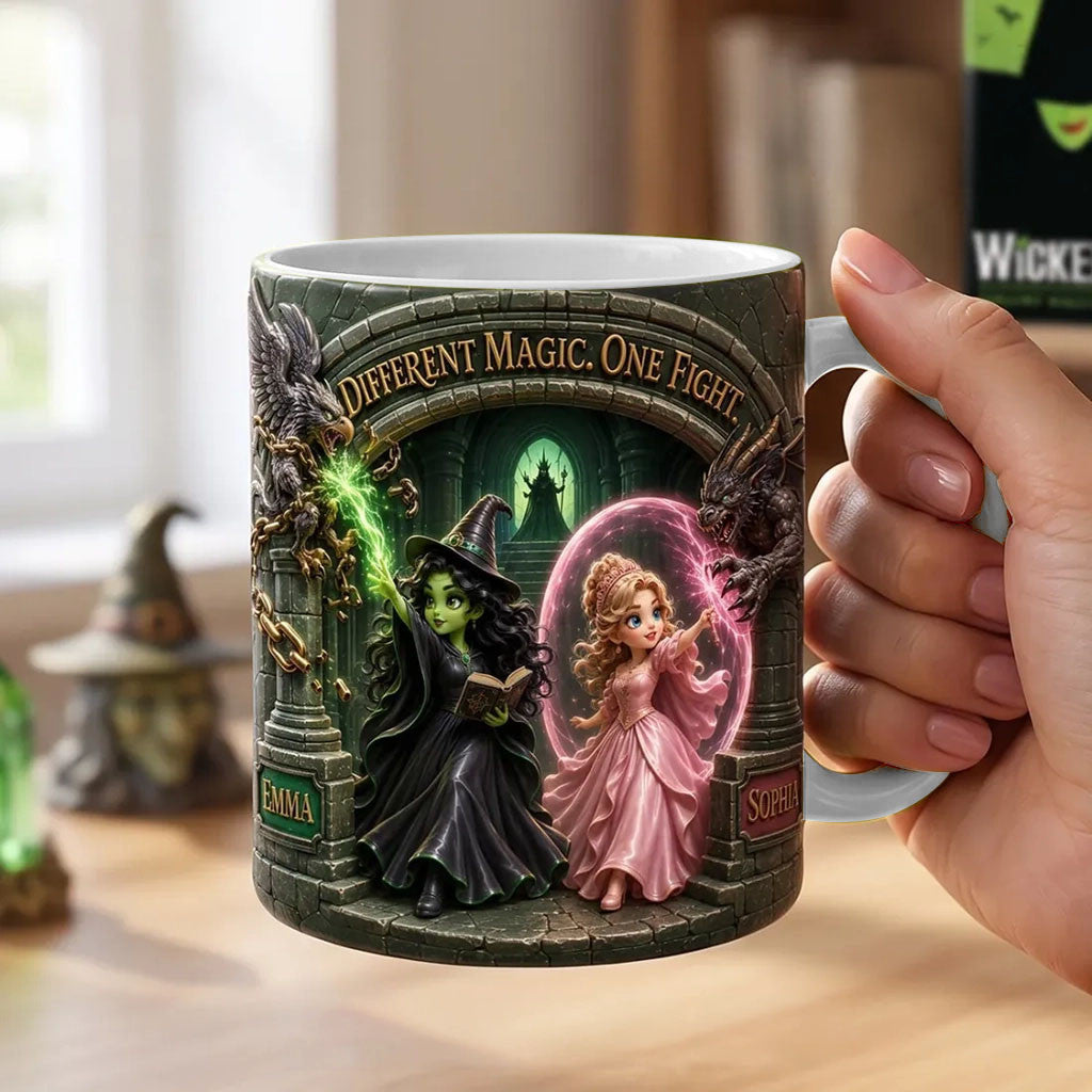 Personalized Enchanted Forest Witches Mug Different Magic One Fight Coffee Cup Wicked Merch - Merchluma