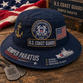 US Coast Guard Semper Paratus 1790 Bucket Hat Honor Respect Devotion To Duty Merch Dad Gifts - Merchluma