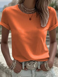 Womens Solid Color T-Shirt Funny Halloween Shirts Gifts Idea For Fans - Merchluma