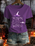 Halloween Season Of The Witch T-Shirt Halloween Apparel Birthday Gift - Merchluma