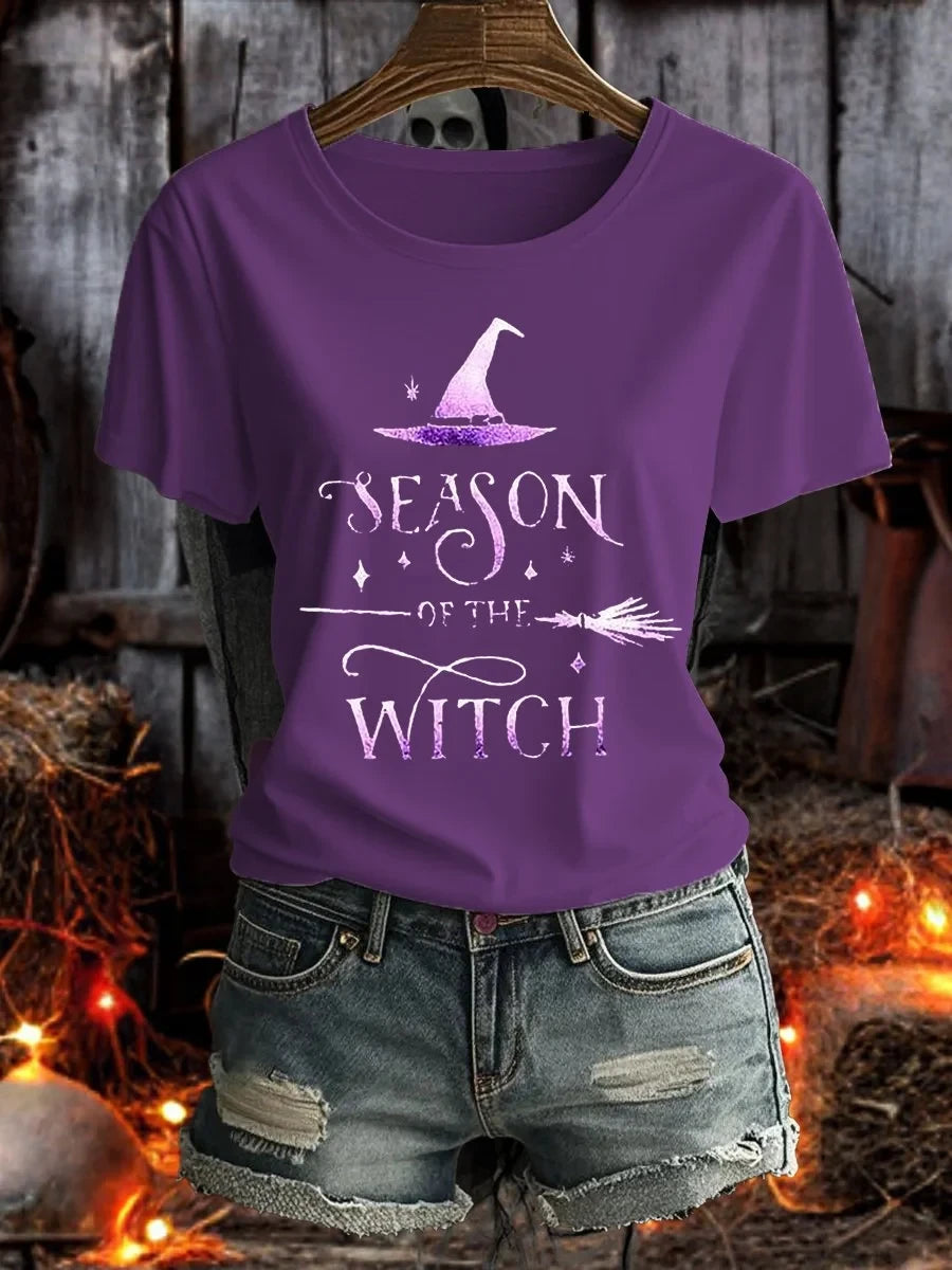 Halloween Season Of The Witch T-Shirt Halloween Apparel Birthday Gift - Merchluma