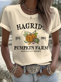Hagrids Est 1962 Pumpkin Farm Magically Grown T-Shirt Wizard Merch Cool Spooky Season Gift - Merchluma