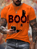 Boo Halloween Spider T-Shirt Black Cat Funny Shirt Meaningful Gifts - Merchluma