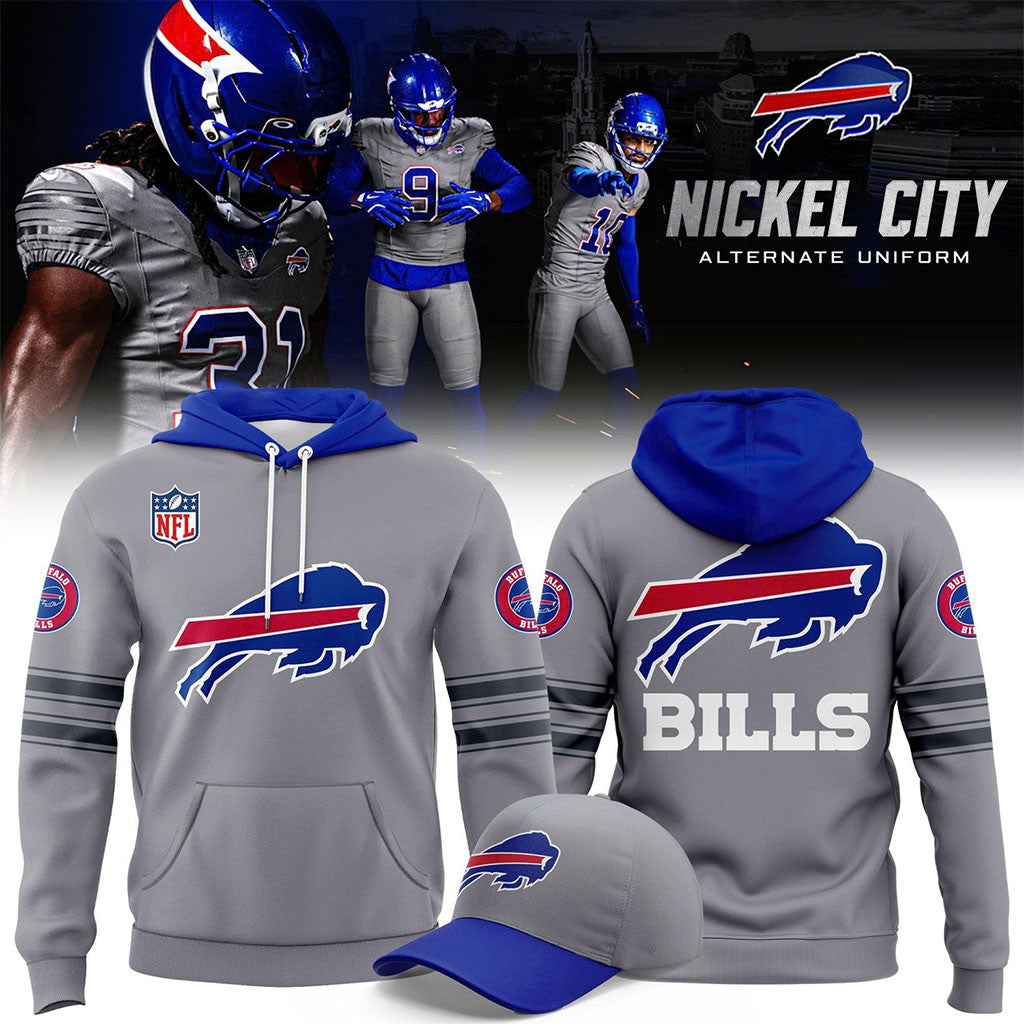 Buffalo Bills Nickel City Hoodie Football Fan Apparel Buffalo Bills Merch Gift For Husband - Merchluma
