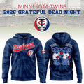Minnesota Twins 2026 Grateful Dead Night Tie Dye Hoodie Twins Merch Best Gift For Brothers - Merchluma
