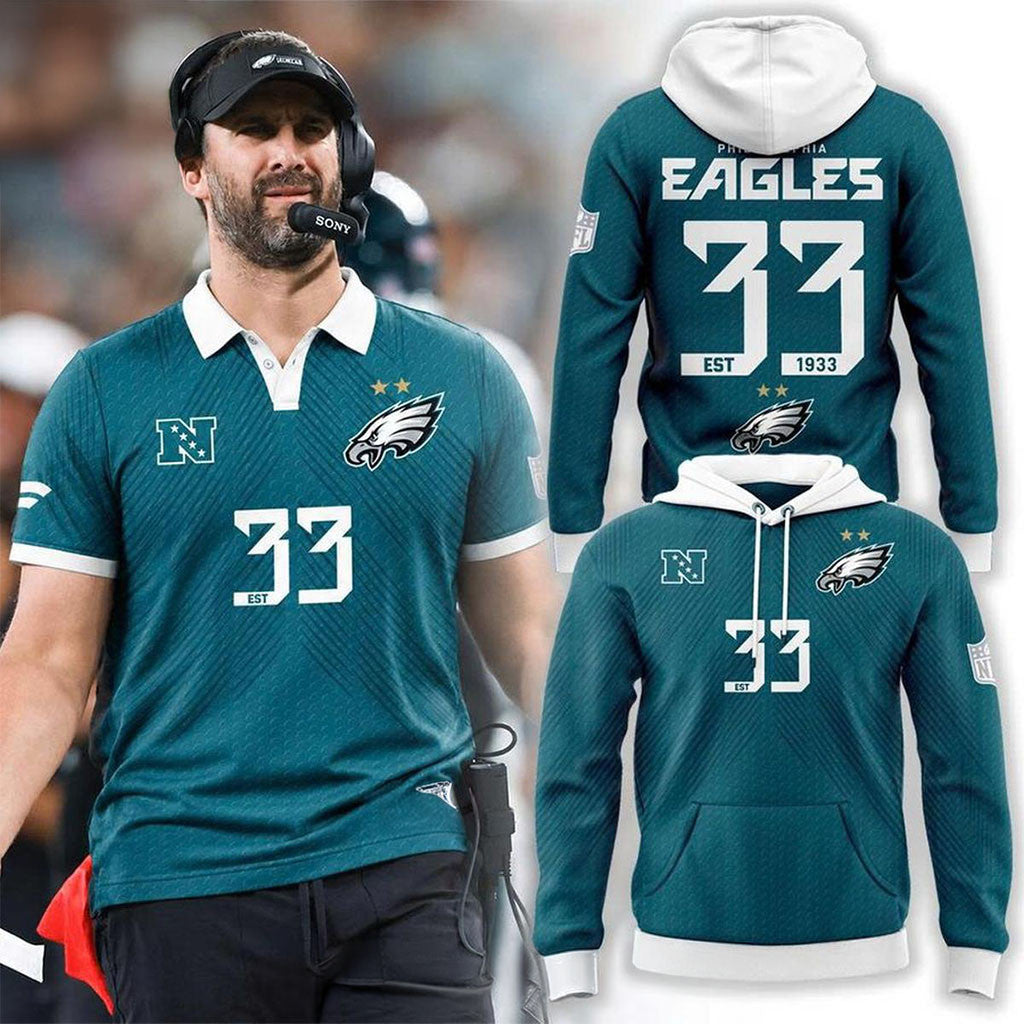 Philadelphia Eagles 1933 Founding Year 2026 Football Hoodie Philadelphia Eagles Merch Gifts - Merchluma