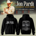 Jon Pardi Gamblin Man Tour 2026 Hoodie Jon Pardi Concert Merch Country Fan Outfits Best Gifts - Merchluma