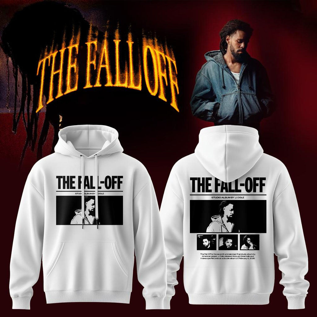 J Cole The Fall-Off World Tour 2026 Hoodie J Cole Concert Merch Present For Rap Fans - Merchluma