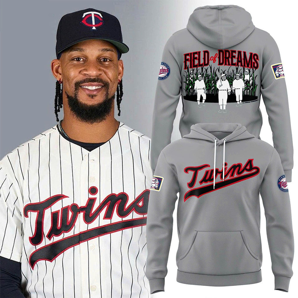 Minnesota Twins 2026 At Field Of Dreams Game Hoodie Twins Merch Best Gifts For Baseball Fans - Merchluma