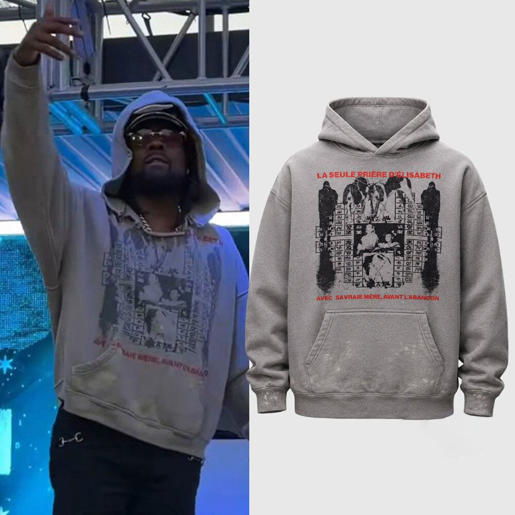 Wale At Complex Market In Chicago La Seule Priere D Elisabeth French Hoodie Gift For Brother - Merchluma